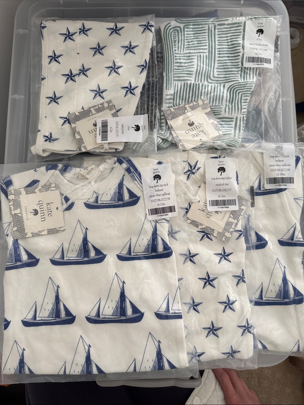kate Quinn White & Navy Nautical Bundle